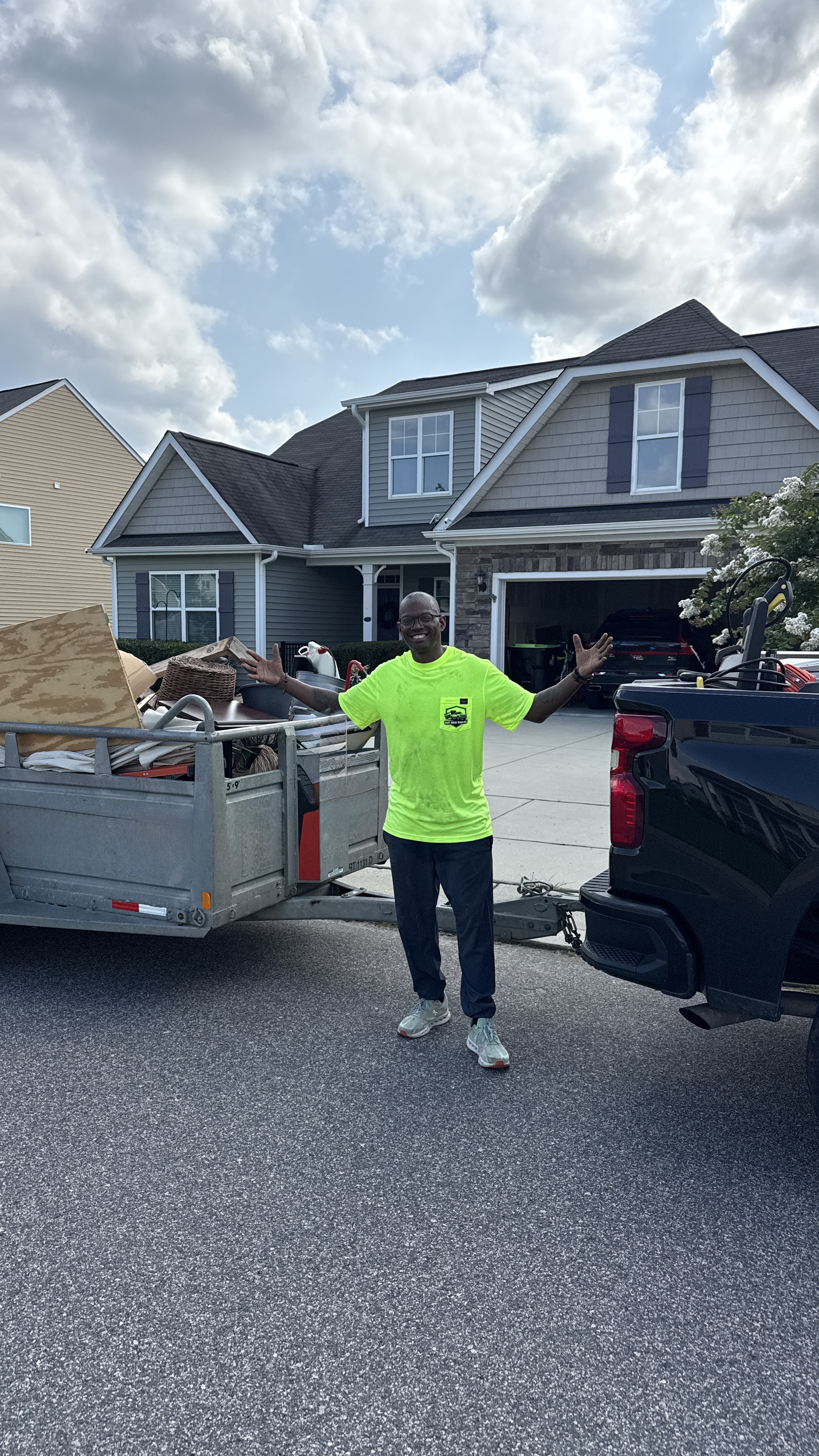 East Wake Hauling truck loaded with furniture